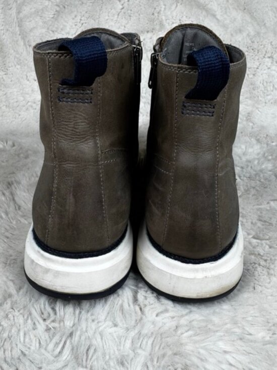 Cole Haan Grand 360 Men\'s 11.5M Gray Dress Office Ankle Chukka Boots Side Zip main image 5